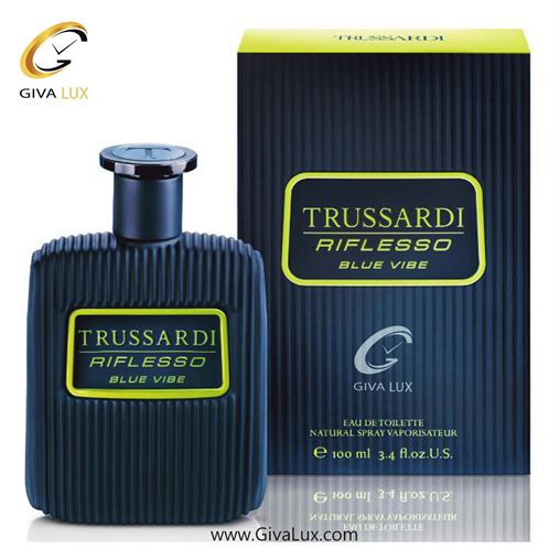  ادو تویلت مردانه تروساردی اورجینال مدل Trussardi Riflesso Blue Vibe | تروساردی رایفلسو (ریفلسو) بلو وایب حجم  100 میل